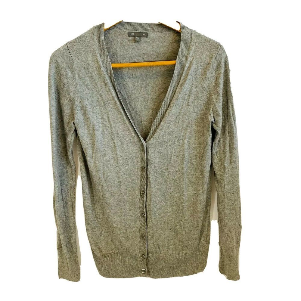 Womens Gap Tunic Cardigan Gray S